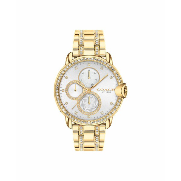 コーチ レディース 腕時計 アクセサリー Women's Arden Gold-Tone Bracelet Watch 38mm Gold