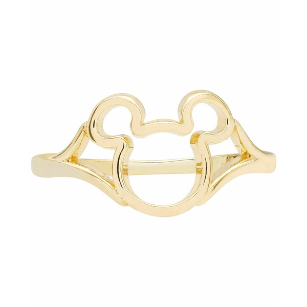 希少 ディズニー レディース リング アクセサリー Children S Mickey Mouse Silhouette Ring In 14k Gold Yellow Gold Www Mahori Fr