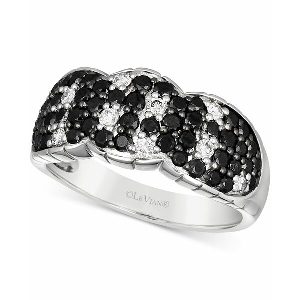 ルヴァン レディース リング アクセサリー Black Diamond (7/8 ct. t.w.) & Nude Diamond (1/5 ct. t.w.) Scattered-Look Cluster Ring i