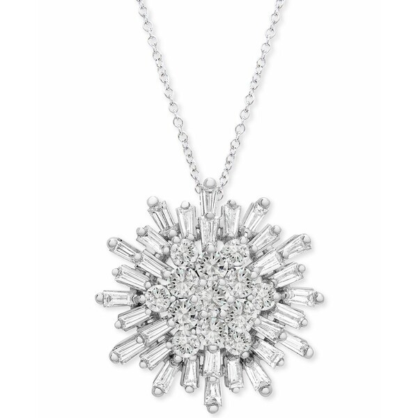 ラップド イン ラブ レディース ネックレス・チョーカー・ペンダントトップ アクセサリー Diamond Starburst 20" Pendant Necklace (1-1/