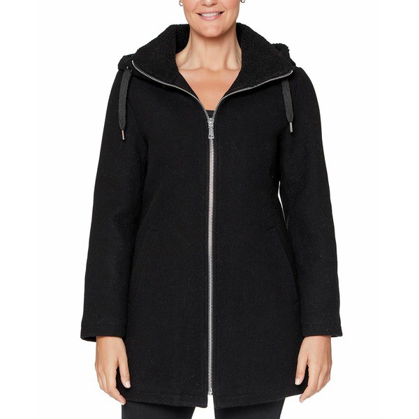 ヴィンスカムート レディース ジャケット＆ブルゾン アウター Women's Fleece-Lined Hooded Coat Black