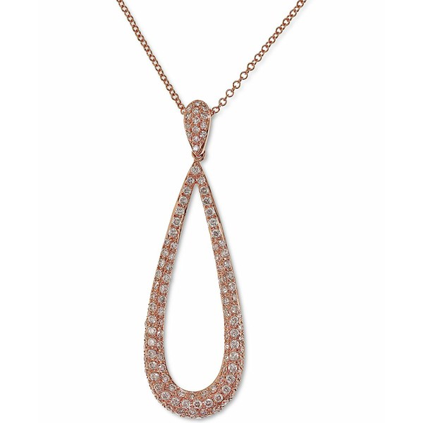 エフィー コレクション レディース ネックレス・チョーカー・ペンダントトップ アクセサリー EFFY® Diamond Pavé Teardrop 18