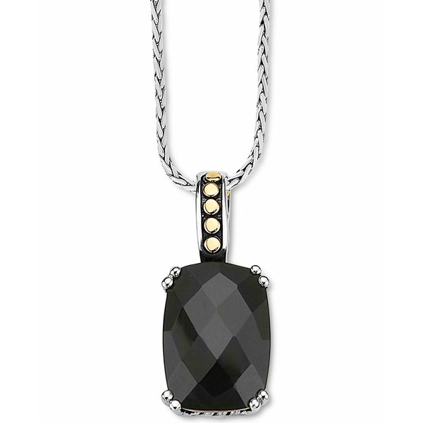 エフィー コレクション レディース ネックレス・チョーカー・ペンダントトップ アクセサリー EFFY® Onyx 18" Pendant Necklace in St