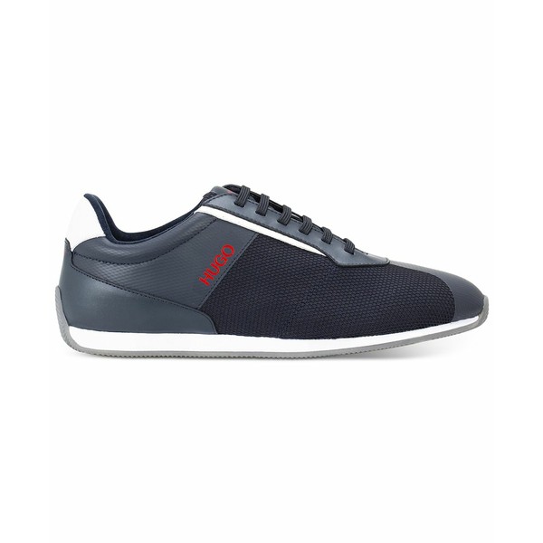 ヒューゴボス メンズ スニーカー シューズ HUGO Men's Cyden Low Profile Sneaker Dark Blue