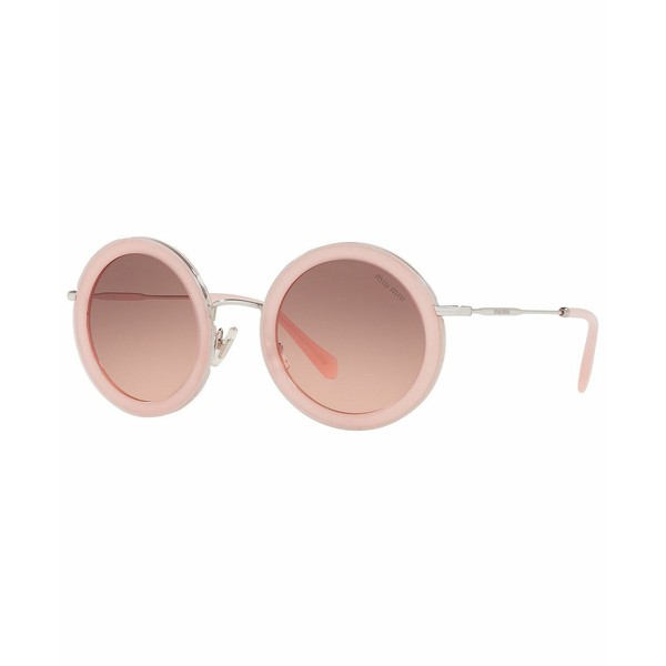 ミュウミュウ レディース サングラス＆アイウェア アクセサリー Sunglasses, MU 59US 48 OPAL PINK/PINK GRADIENT DARK BROWN