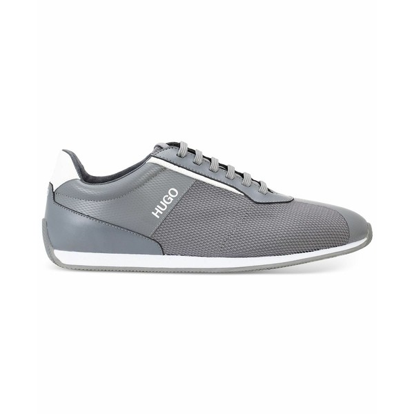 ヒューゴボス メンズ スニーカー シューズ HUGO Men's Cyden Low Profile Sneaker Medium Grey