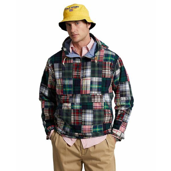 ラルフローレン メンズ ジャケット＆ブルゾン アウター Men's Patchwork Madras Pullover Jacket Patchwork Madras