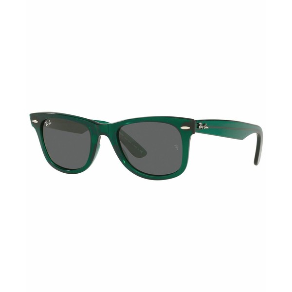 レイバン レディース サングラス＆アイウェア アクセサリー Unisex Sunglasses, RB2140 WAYFARER 50 Transparent Green