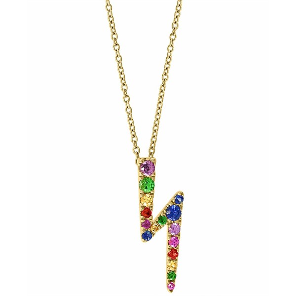 エフィー コレクション レディース ネックレス・チョーカー・ペンダントトップ アクセサリー EFFY® Multi-Sapphire Lightening Bolt