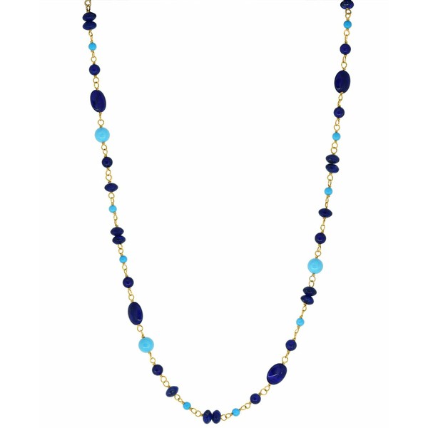 エフィー コレクション レディース ネックレス・チョーカー・ペンダントトップ アクセサリー EFFY® Lapis Lazuli and Turquoise 16"