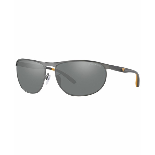 エンポリオ アルマーニ メンズ サングラス・アイウェア アクセサリー Men's Sunglasses, EA2124 64 Matte Gunmetal