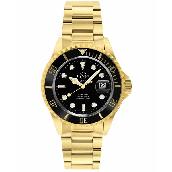 ジェビル メンズ 腕時計 アクセサリー Men's Liguria Swiss Automatic Ion Plating Gold-Tone Stainless Steel Bracelet Watch 42mm Gold