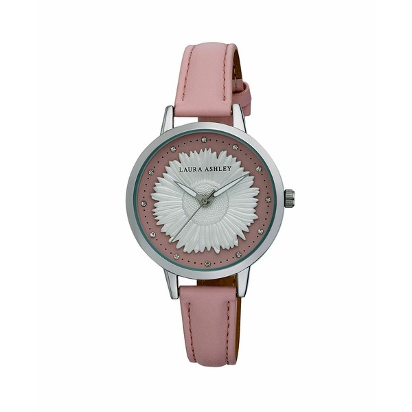 全ての ローラアシュレイ レディース 腕時計 アクセサリー Women S Sunflower Dial Strap Pink Polyurethane Watch 38mm Pink 高い素材 Prawasnow In