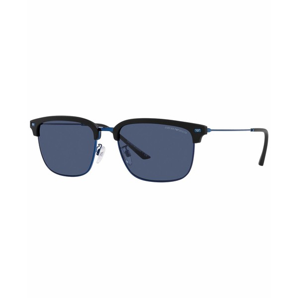 エンポリオ アルマーニ メンズ サングラス・アイウェア アクセサリー Men's Sunglasses, EA4180 57 Matte Black