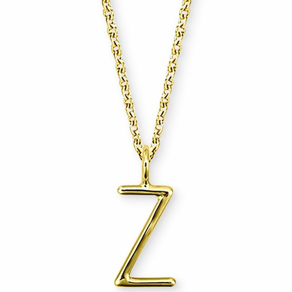 サラクロエ レディース ネックレス・チョーカー・ペンダントトップ アクセサリー Amelia Initial 16" Pendant Necklace in 14K Gold Z