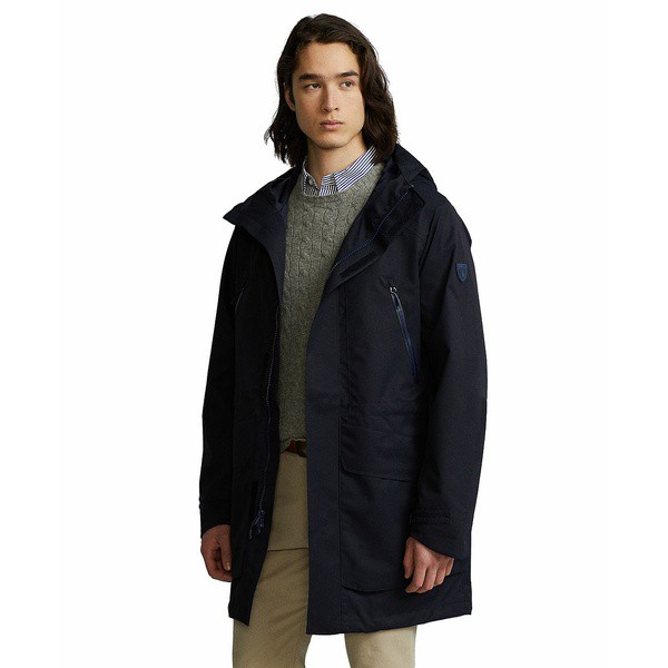 ラルフローレン メンズ ジャケット＆ブルゾン アウター Men's Water-Resistant Walking Coat Collection Navy