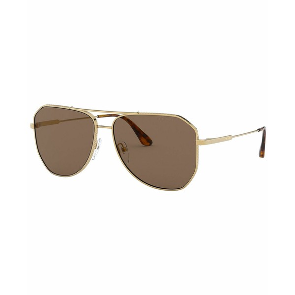 プラダ メンズ サングラス・アイウェア アクセサリー Men's Sunglasses, 0PR 63XS GOLD/BROWN