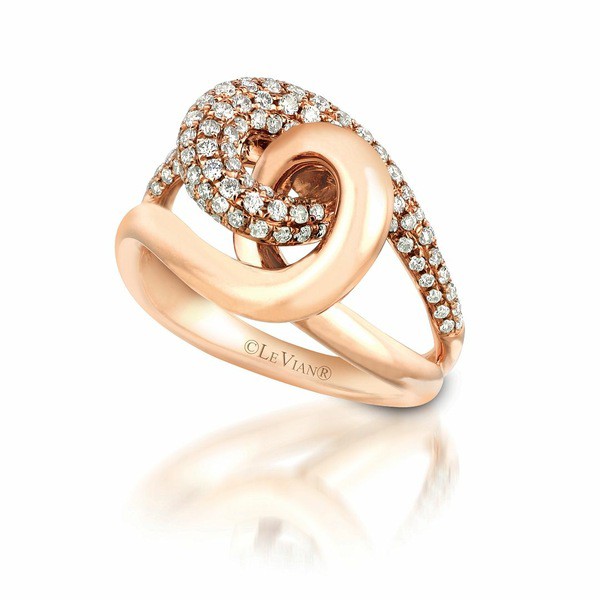 ルヴァン レディース リング アクセサリー Knots Vanilla Diamonds® (3/4 ct. t.w.) Ring in 14k Rose Gold Rose Gold