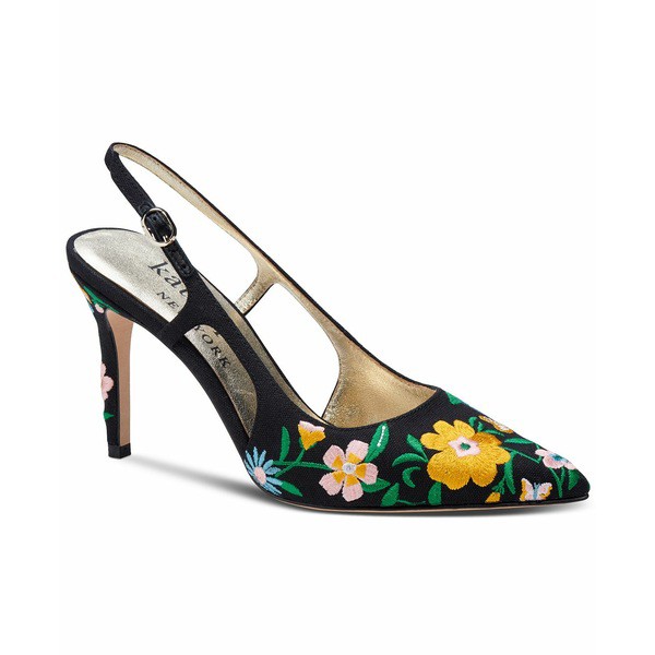 ケイト スペード レディース パンプス シューズ Women's Valerie Slingback Pumps Floral Garden Black