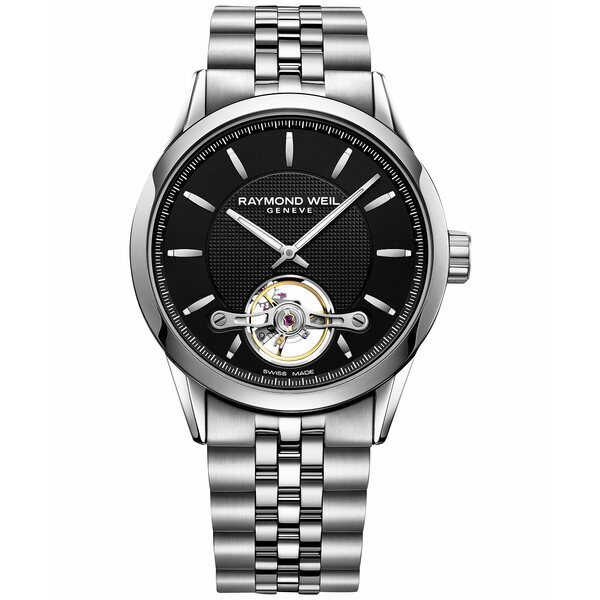 レイモンドウェイル メンズ 腕時計 アクセサリー Men's Swiss Automatic Freelancer Stainless Steel Bracelet Watch 42mm No Color