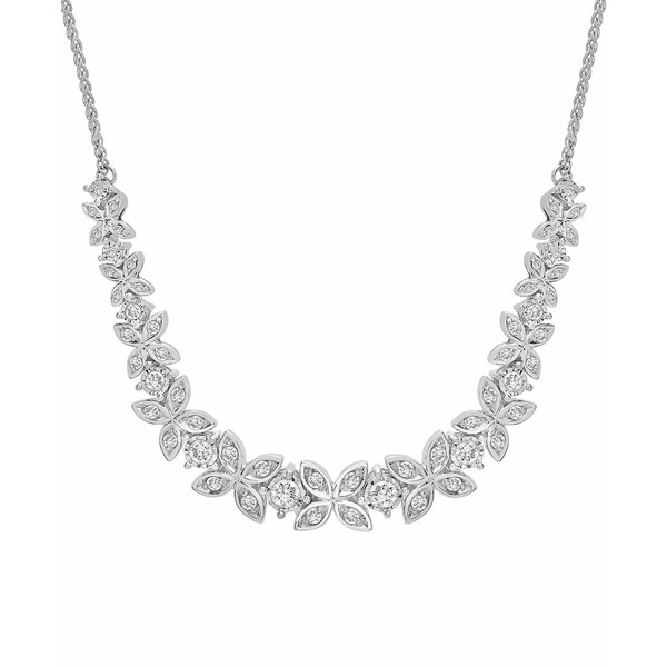 ラップド イン ラブ レディース ネックレス・チョーカー・ペンダントトップ アクセサリー Diamond Butterfly Statement Necklace (1 ct.