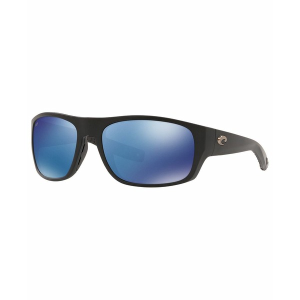 コスタデルマール メンズ サングラス・アイウェア アクセサリー Men's Polarized Sunglasses, TICO 60 BLK /BLUE POL