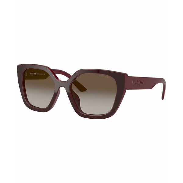 プラダ レディース サングラス＆アイウェア アクセサリー Sunglasses, 0PR 24XS BORDEAUX/GREY GRADIENT