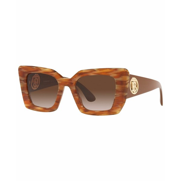 バーバリー レディース サングラス＆アイウェア アクセサリー Women’s Sunglasses, Daisy BE4344 51 Spotted Brown