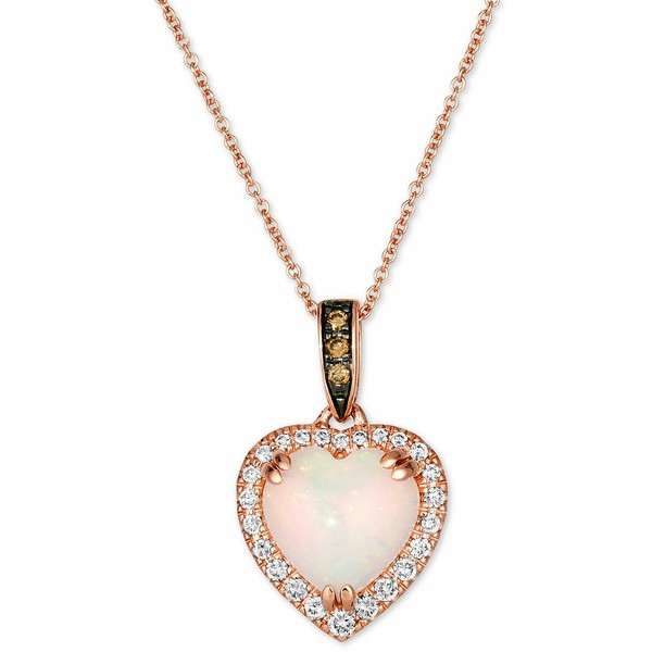 ルヴァン レディース ネックレス・チョーカー・ペンダントトップ アクセサリー Chocolatier® Neopolitan Opal (1-7/8 ct. t.w.) & Di