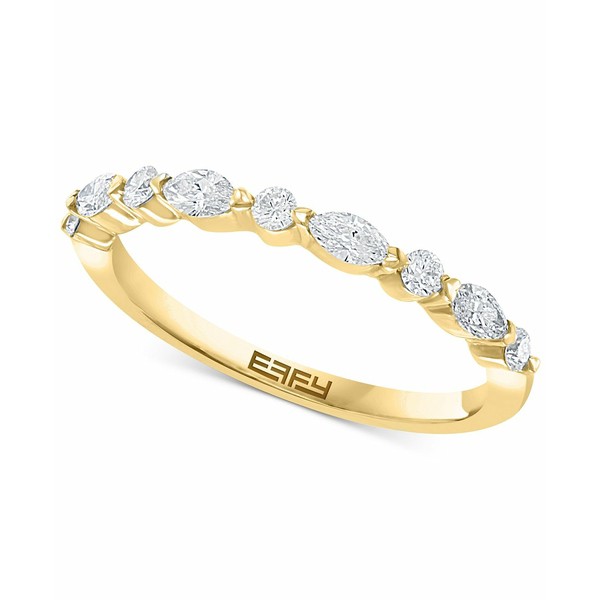 エフィー コレクション レディース リング アクセサリー EFFY® Diamond Band (3/8 ct. t.w.) in 14k White or Yellow Gold Yellow Go