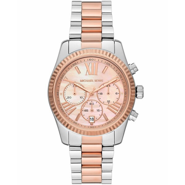 マイケルコース レディース 腕時計 アクセサリー Women's Lexington Chronograph Two-Tone Stainless Steel Bracelet Watch 38mm Two-Ton