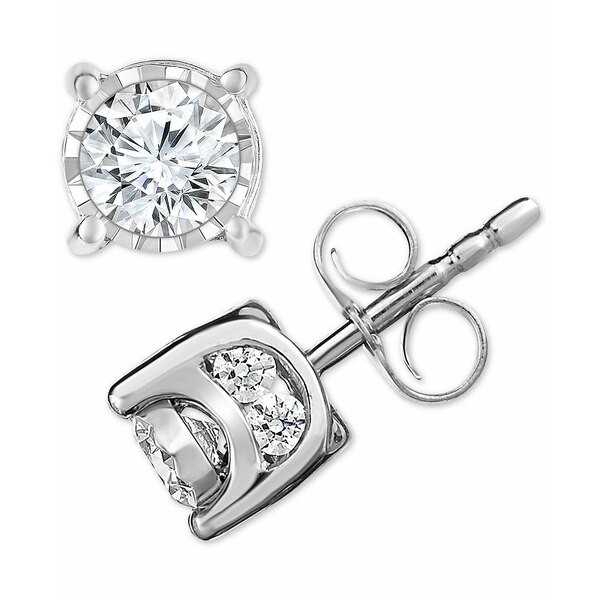 トゥルーミラクル レディース ピアス＆イヤリング アクセサリー Diamond Stud Earrings (3/4 ct. t.w.) in 14k White Gold, Rose Gold or