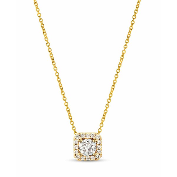 ルヴァン レディース ネックレス・チョーカー・ペンダントトップ アクセサリー Nude Diamond Halo 20" Pendant Necklace (3/8 ct. t.w.)