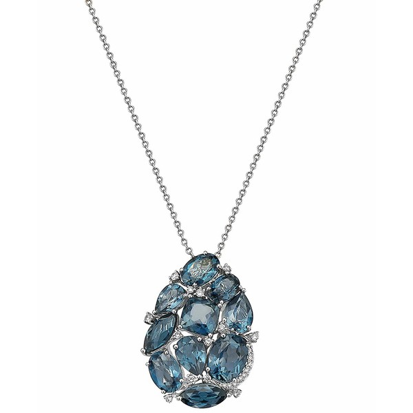 エフィー コレクション レディース ネックレス・チョーカー・ペンダントトップ アクセサリー EFFY® London Blue Topaz (8-7/8 ct. t.