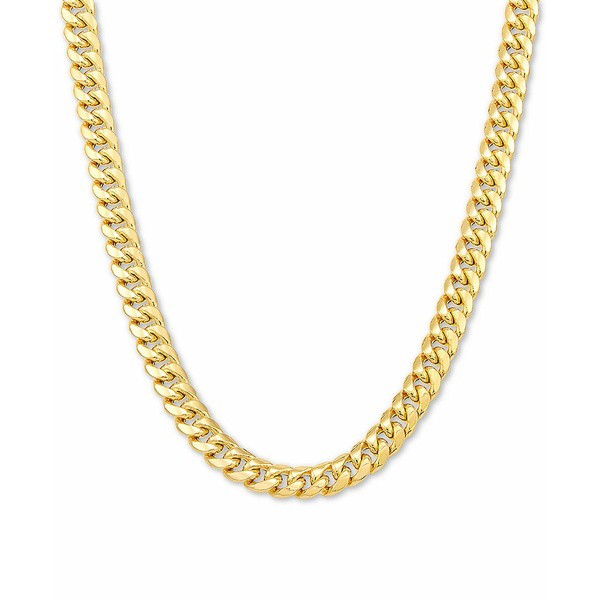 イタリアン ゴールド レディース ネックレス・チョーカー・ペンダントトップ アクセサリー Miami Cuban Link 22" Chain Necklace (6mm) i