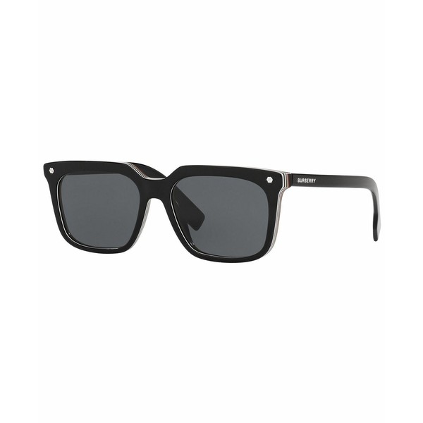 バーバリー メンズ サングラス・アイウェア アクセサリー Men's Carnaby Sunglasses, BE4337 56 BLACK/DARK GREY