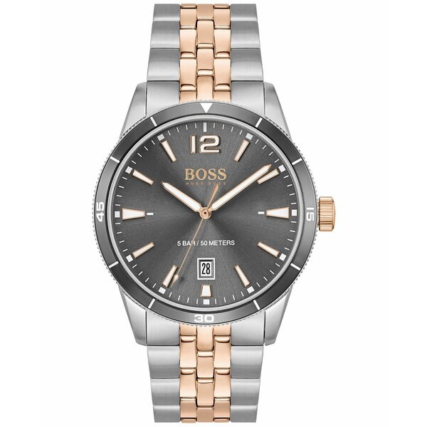 ボス メンズ 腕時計 アクセサリー Drifter Men's Two-Tone Stainless Steel Bracelet Watch 42mm Two Tone