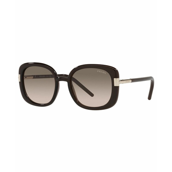 プラダ レディース サングラス＆アイウェア アクセサリー Women's Sunglasses, PR 04WS 53 DARK BROWN CRYSTAL/BROWN GRADIENT GREY