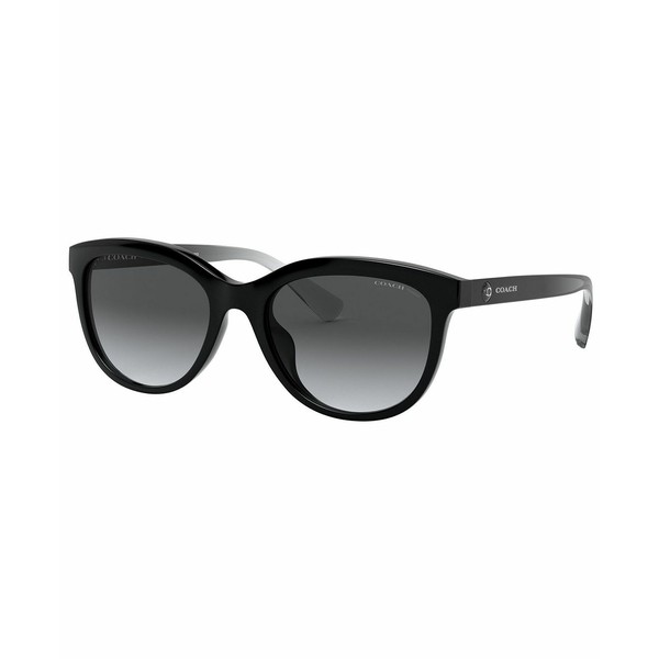 コーチ レディース サングラス＆アイウェア アクセサリー Women's Polarized Sunglasses, HC8285U Black/Dark Gray Gradient POLAR