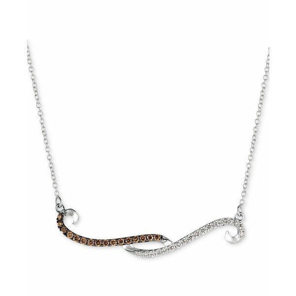 ルヴァン レディース ネックレス・チョーカー・ペンダントトップ アクセサリー Chocolatier® Diamond Swirl 18" Pendant Necklace (1