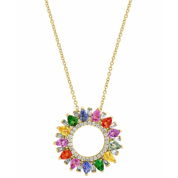 エフィー コレクション レディース ネックレス・チョーカー・ペンダントトップ アクセサリー EFFY® Multi-Gemstone (3-1/10 ct. t.w.