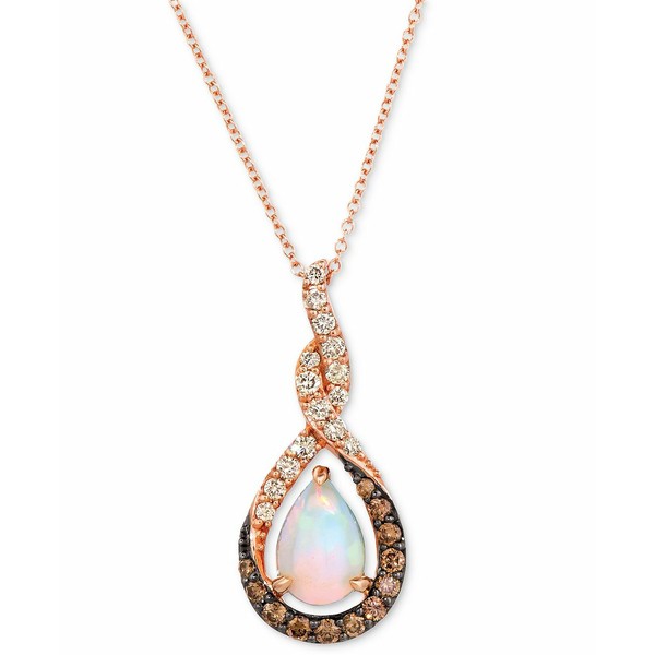 ルヴァン レディース ネックレス・チョーカー・ペンダントトップ アクセサリー Neopolitan Opal (1 ct. t.w.) & Diamond (5/8 ct. t.w.)