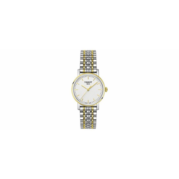 ティソット レディース 腕時計 アクセサリー Women's Swiss Everytime Small Two-Tone PVD Stainless Steel Bracelet Watch 30mm No Colo