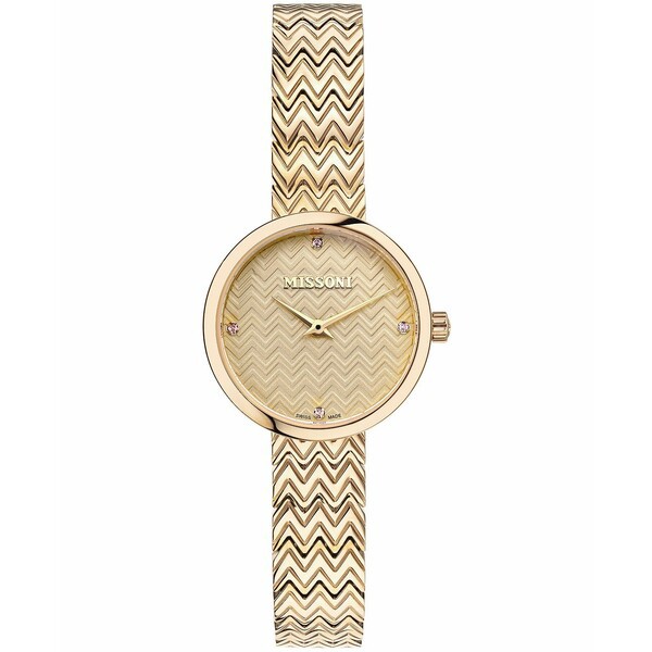 ミッソーニ レディース 腕時計 アクセサリー Women's Swiss M1 Gold Ion-Plated Stainless Steel Bracelet Watch 29mm Ip Yellow Gold