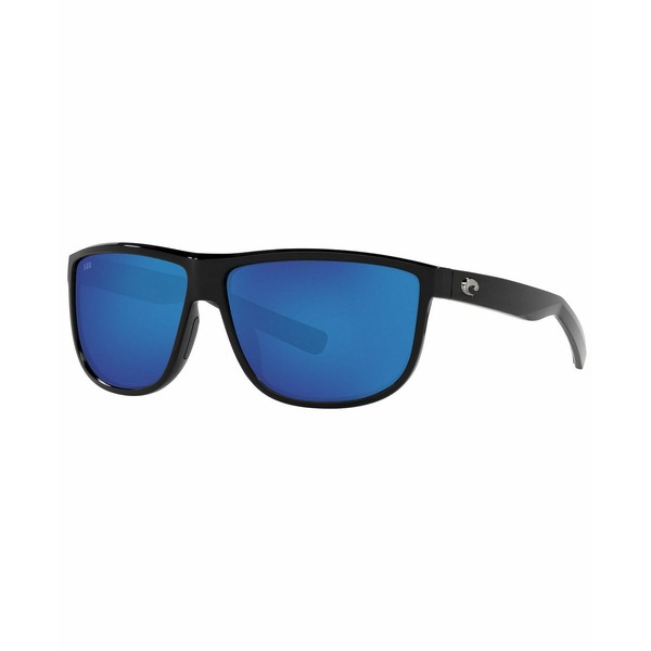 コスタデルマール メンズ サングラス・アイウェア アクセサリー RINCONDO Polarized Sunglasses, 6S9010 61 11 SHINY BLACK/BLUE MIRROR