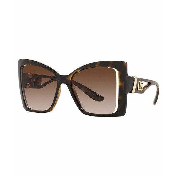 ドルチェ＆ガッバーナ レディース サングラス＆アイウェア アクセサリー Women's Sunglasses, DG6141 55 HAVANA/BROWN GRADIENT