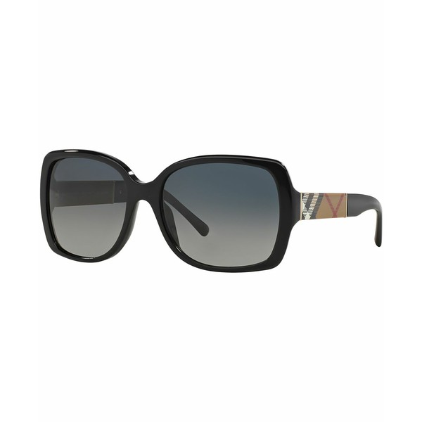 バーバリー レディース サングラス＆アイウェア アクセサリー Polarized Sunglasses , BE4160P Black/Grey Gradient Polarized