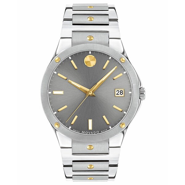 モバド メンズ 腕時計 アクセサリー Men's Swiss SE Gold PVD & Stainless Steel Bracelet Watch 41mm Two Tone