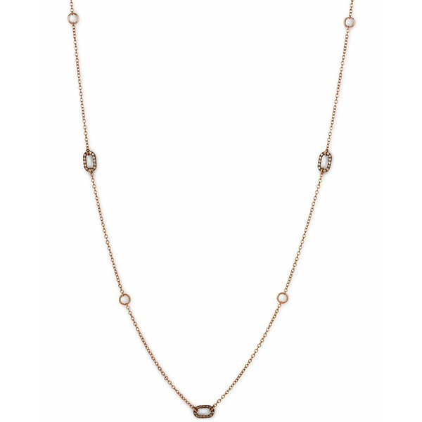 ルヴァン レディース ネックレス・チョーカー・ペンダントトップ アクセサリー Chocolate Diamond Oval Link 36" Necklace (1-1/4 ct. t.