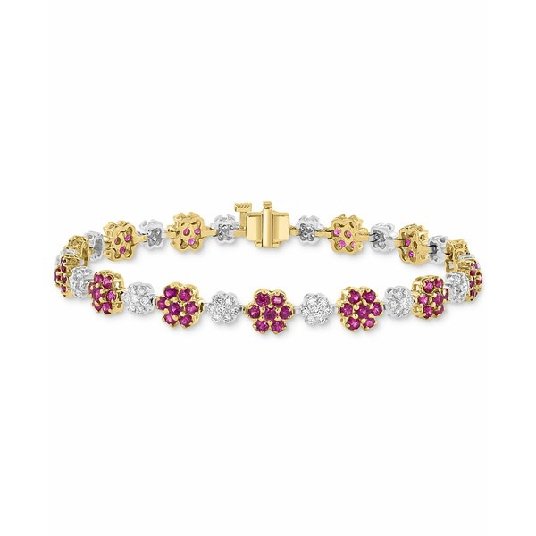 エフィー コレクション レディース ブレスレット・バングル・アンクレット アクセサリー EFFY® Ruby (4-1/8 ct. t.w.) % Diamond (1-